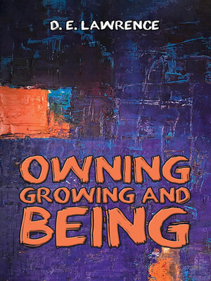 cover image of Owning, Growing and Being